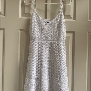 Abercrombie & Fitch white lace crochet dress